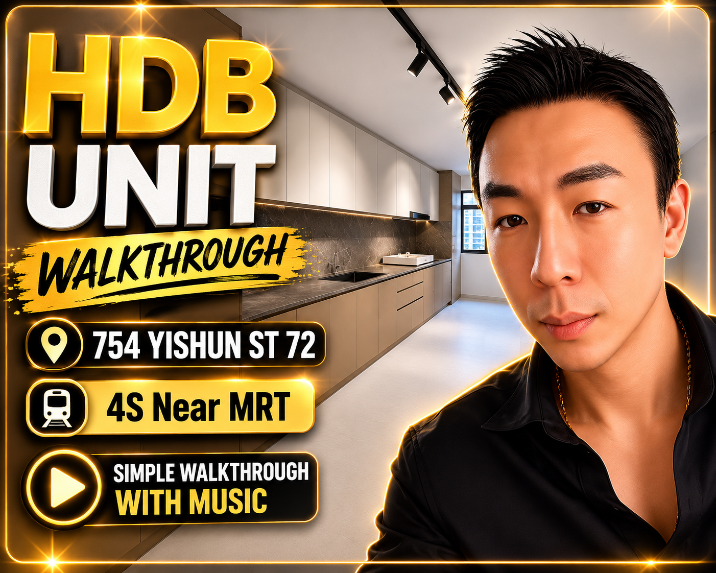 754 Yishun Street 72 HDB unit walkthrough thumbnail with Ian Teh